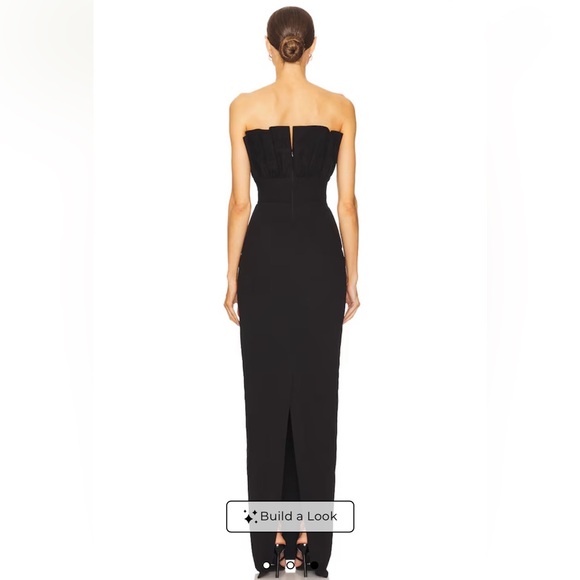 Sau Lee - Noah Gown in Black - Picture 2 of 4